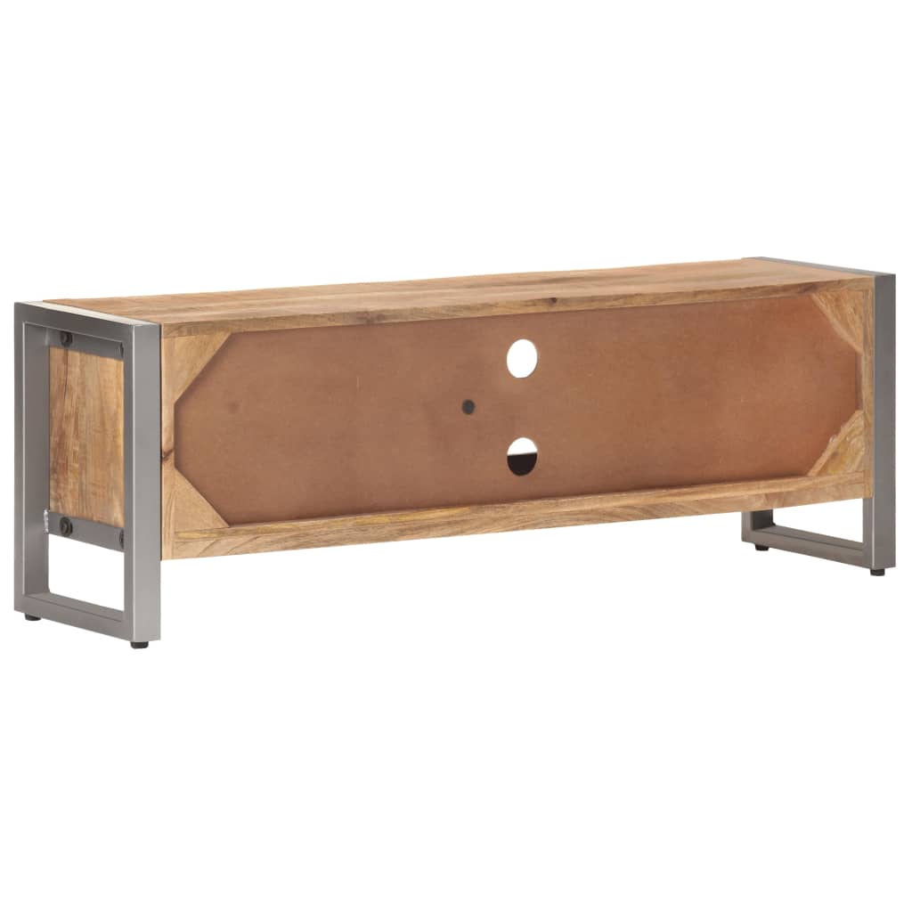 vidaXL TV Stand 47.2"x11.8"x15.7" Rough Mango Wood-7