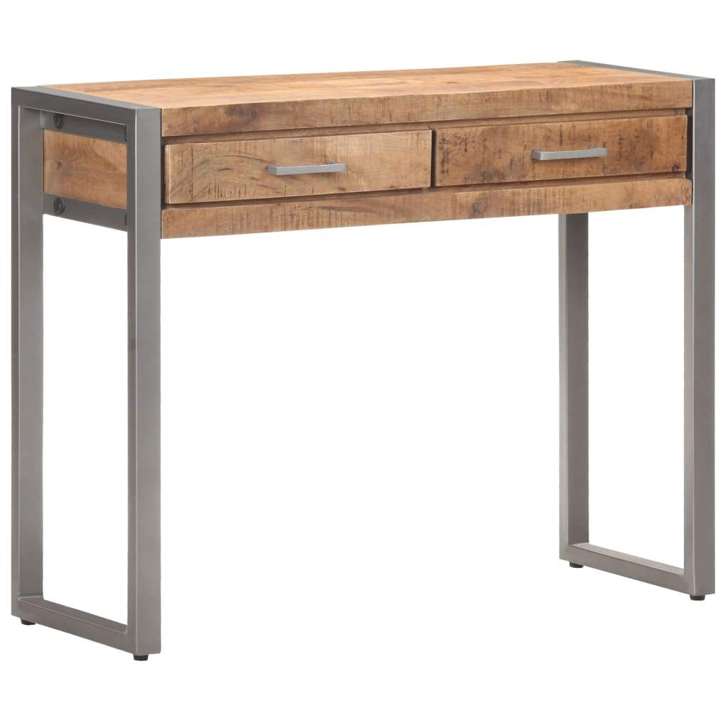 Console Table 37.4"x13.8"x29.5" Solid Mango Wood