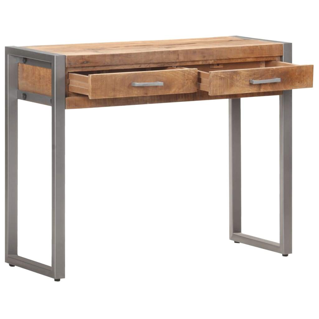 Console Table 37.4"x13.8"x29.5" Solid Mango Wood