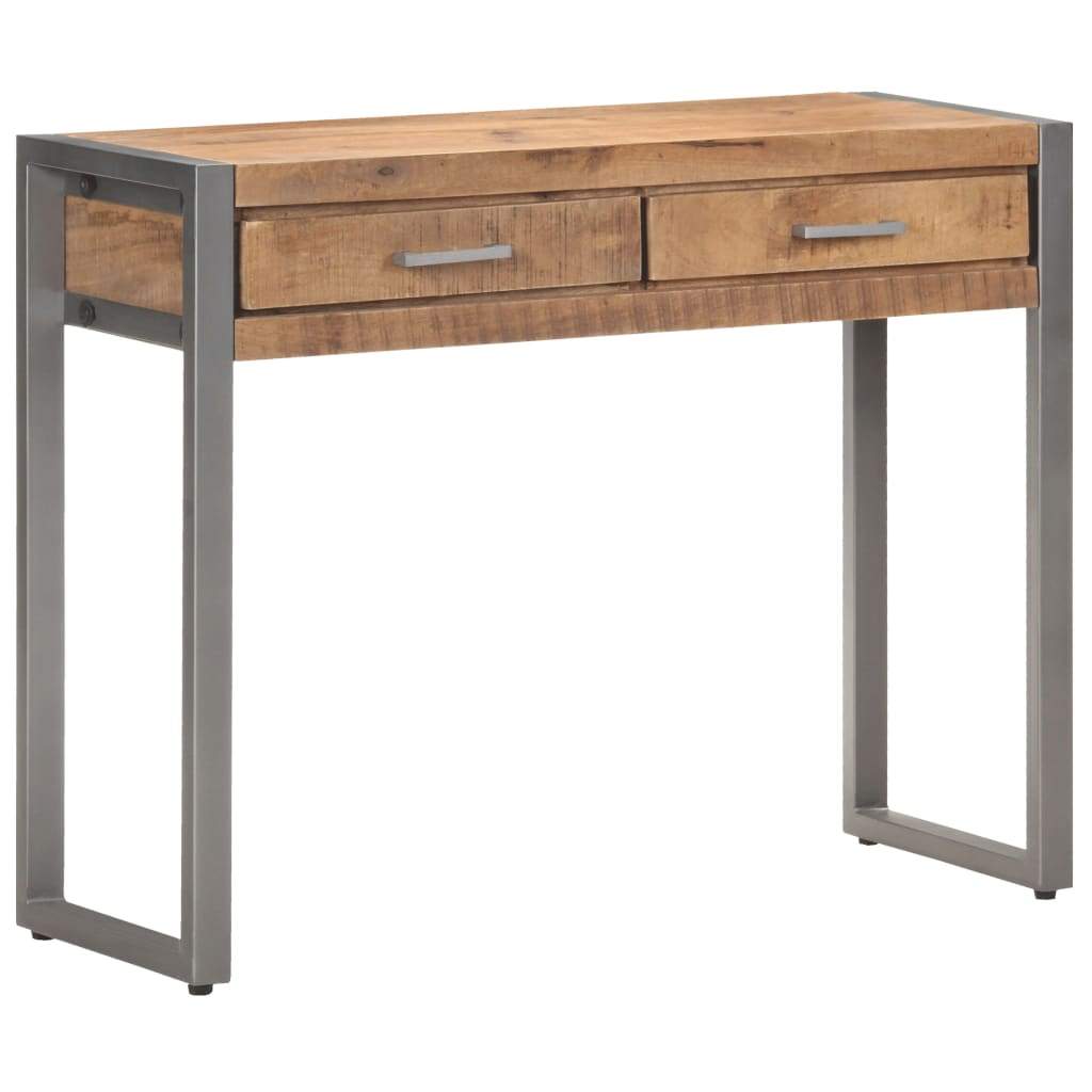 Console Table 37.4"x13.8"x29.5" Solid Mango Wood