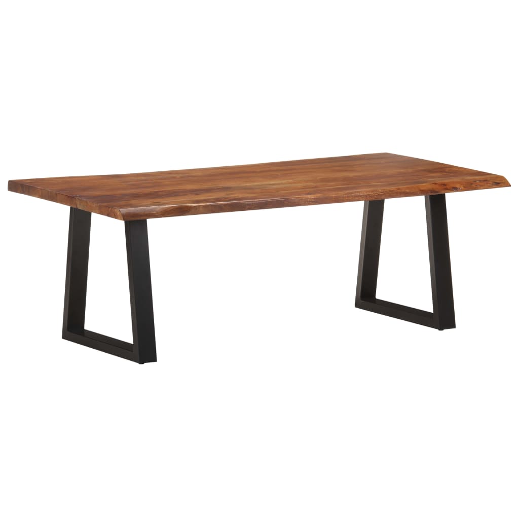 Coffee Table with Live Edges 45.3"x23.6"x15.7" Solid Acacia Wood