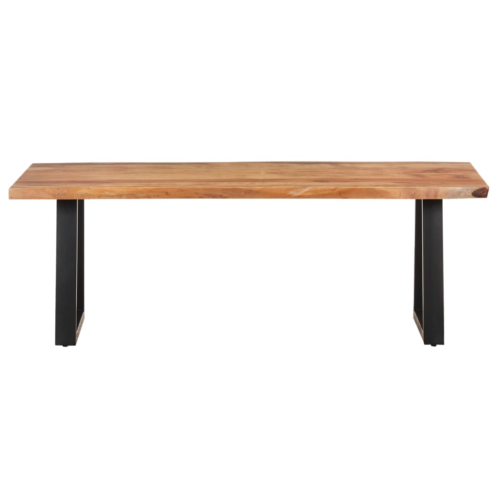 Coffee Table with Live Edges 45.3"x23.6"x15.7" Solid Acacia Wood