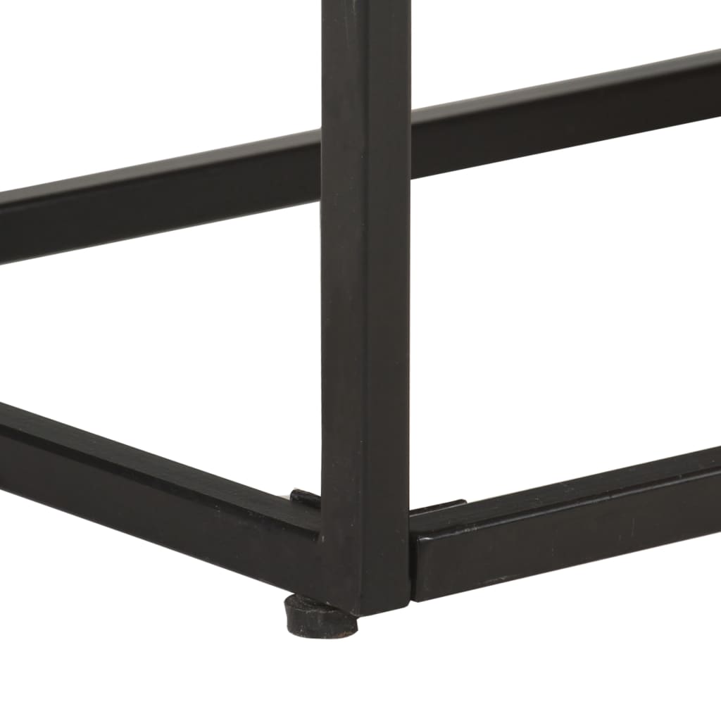 vidaXL TV Stand 51.2"x11.8"x17.7" Rough Mango Wood-6