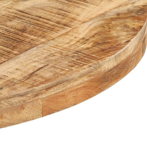 vidaXL Bistro Table Round Ø27.6"x29.5" Rough Mango Wood-3