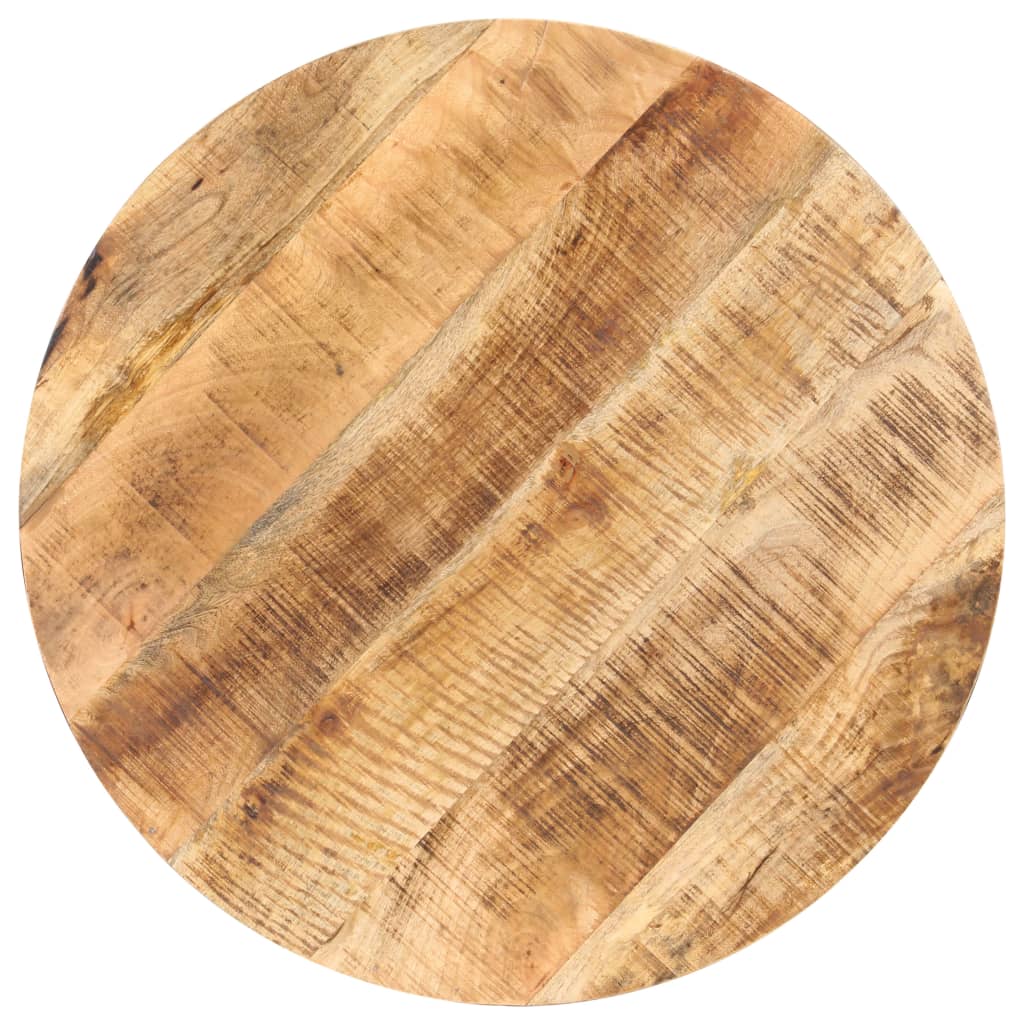 vidaXL Bistro Table Round Ø31.5"x29.5" Rough Mango Wood-2