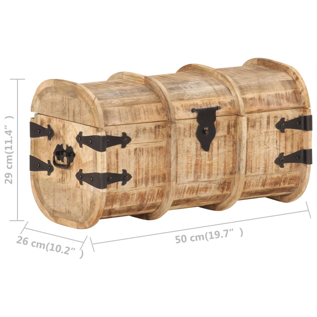 vidaXL Storage Chests 2 Pieces Solid Mango Wood-10