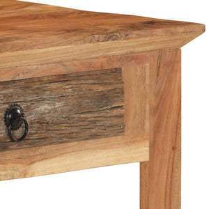 vidaXL Desk 43.3"x19.7"x29.5" Solid Reclaimed Wood-6