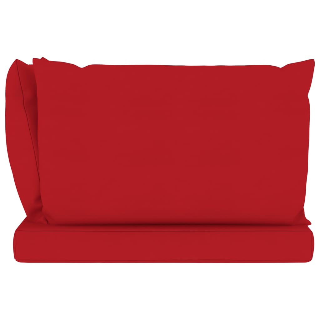 vidaXL Pallet Cushions 3 pcs Red Oxford Fabric-2