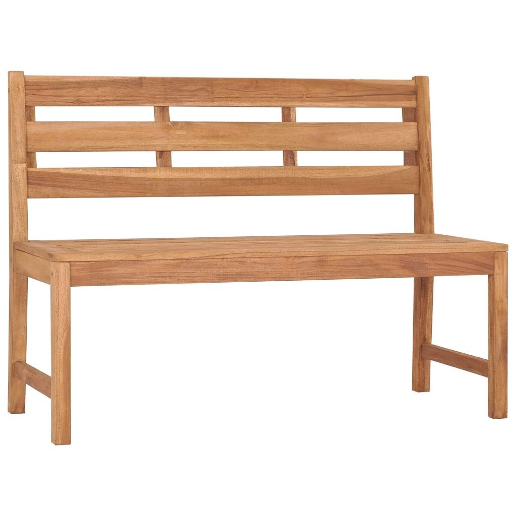 Solid Teak Wood Patio Bench Garden Outdoor Wooden Chair Multi Sizes