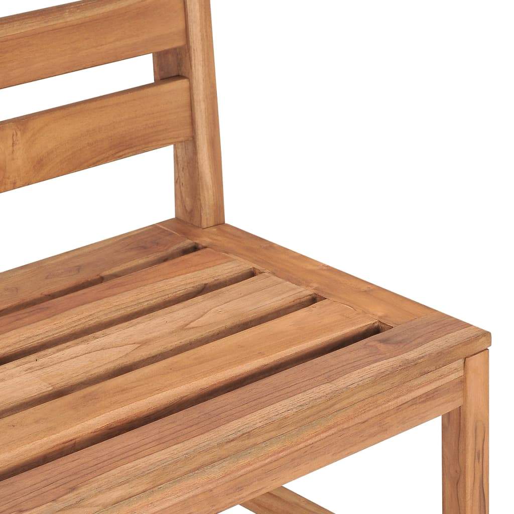 Solid Teak Wood Patio Bench Garden Outdoor Wooden Chair Multi Sizes