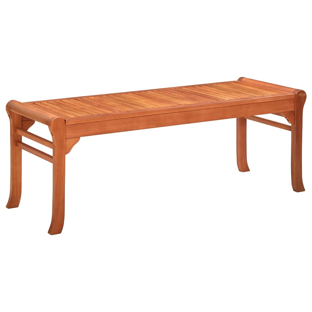 Solid Eucalyptus Wood Garden Bench Outdoor Patio Lounge Multi Sizes