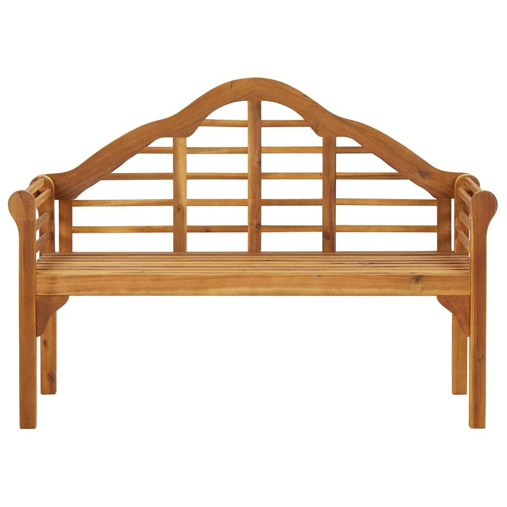 Garden Queen Bench with Cushion 53.1" Solid Acacia Wood