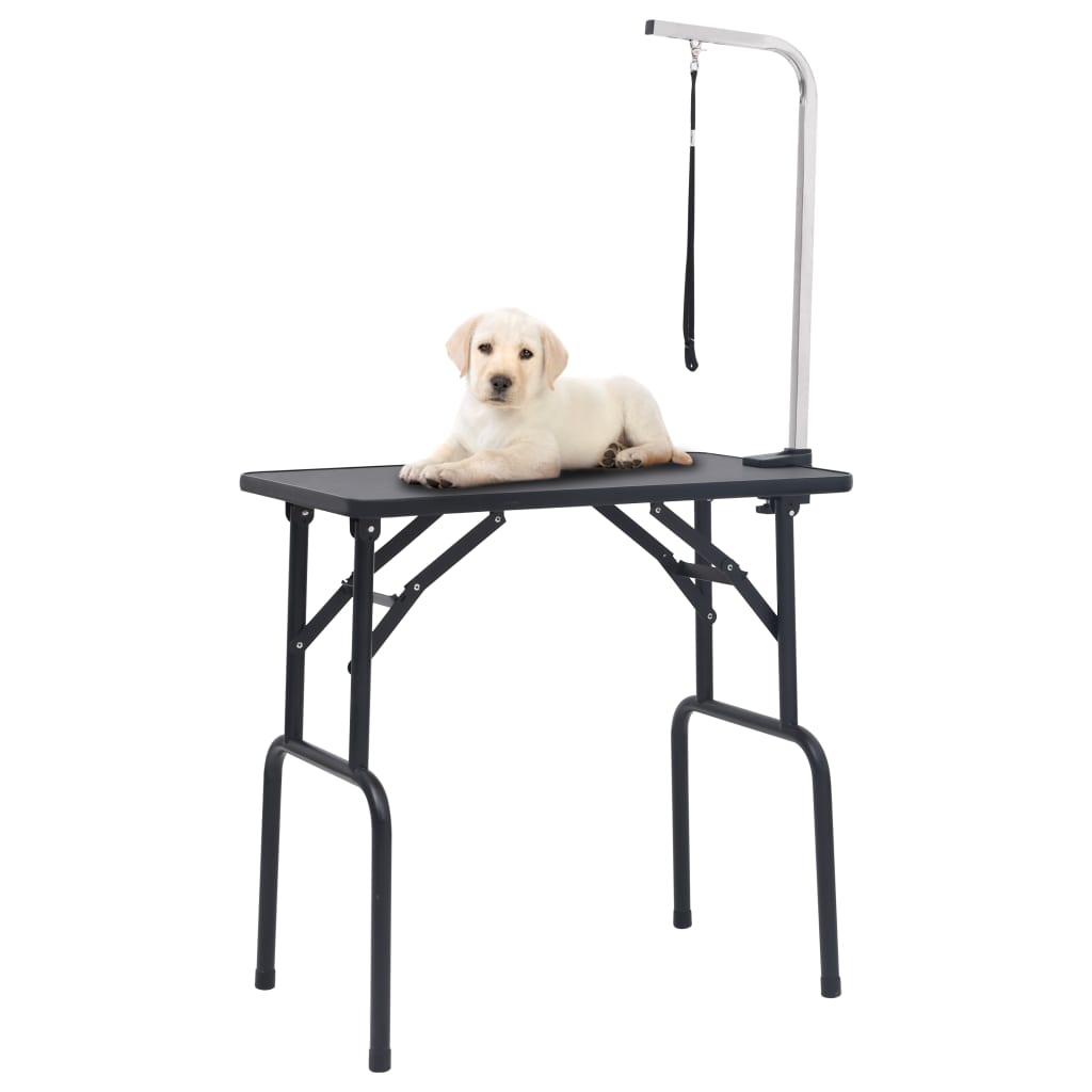 vidaXL Adjustable Dog Grooming Table with 1 Loop-0