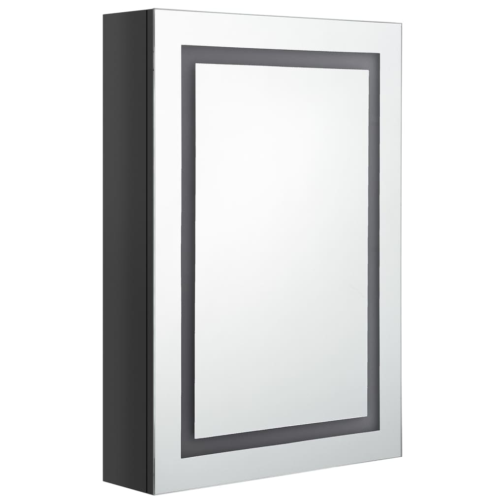 vidaXL Bathroom Cabinet Mirrored Bathroom Vanity Wall Mounted Medicine Cabinet-10