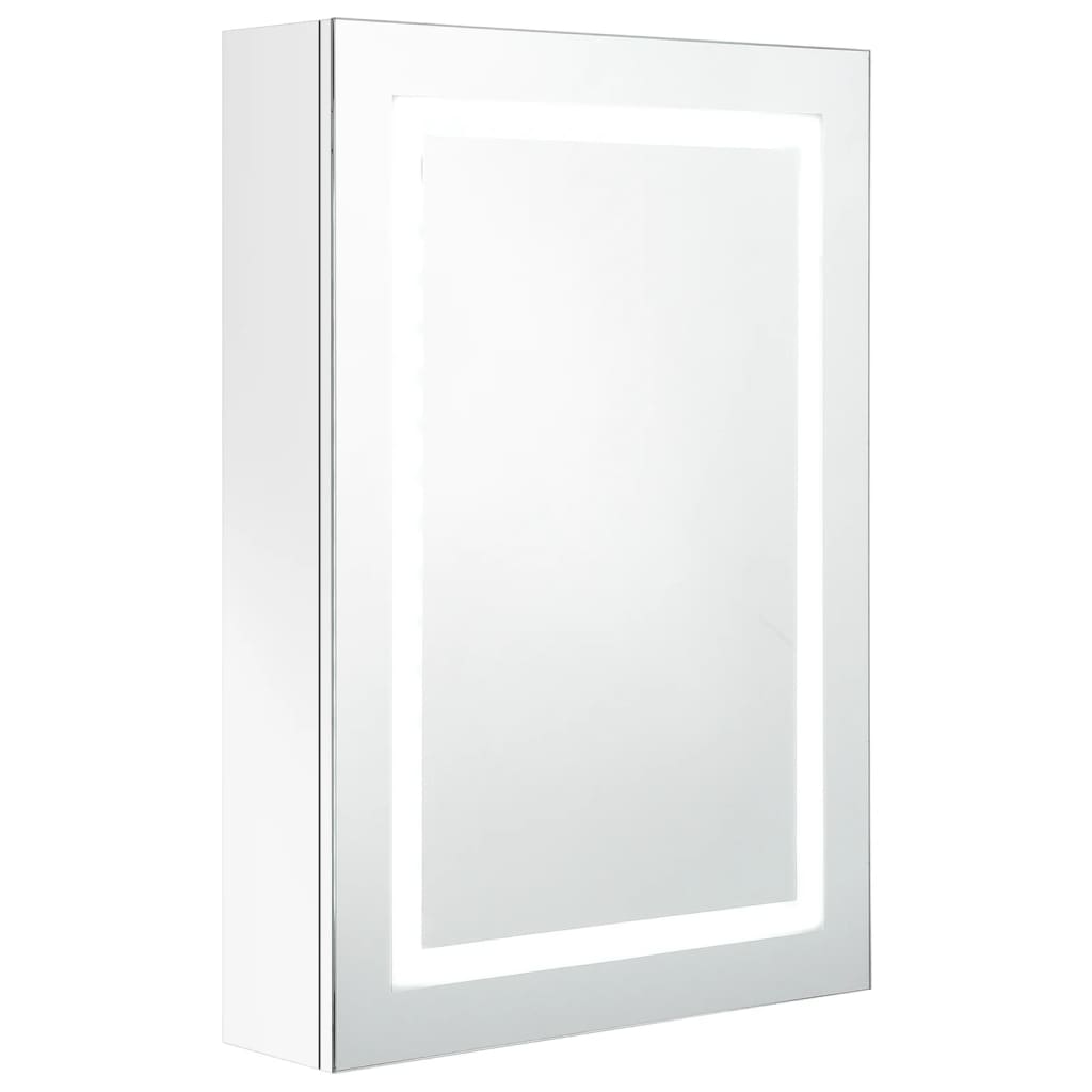 vidaXL Bathroom Cabinet Mirrored Bathroom Vanity Wall Mounted Medicine Cabinet-4