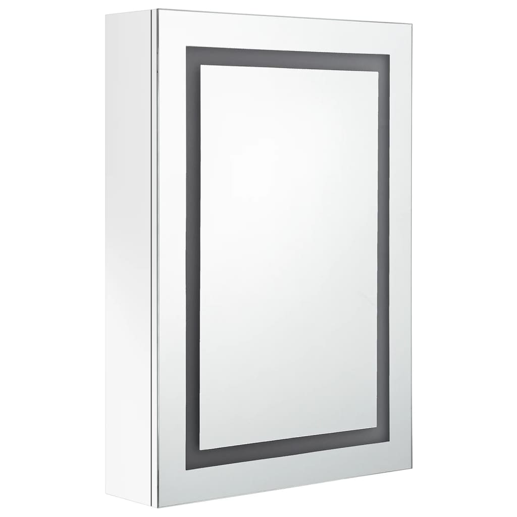 vidaXL Bathroom Cabinet Mirrored Bathroom Vanity Wall Mounted Medicine Cabinet-1