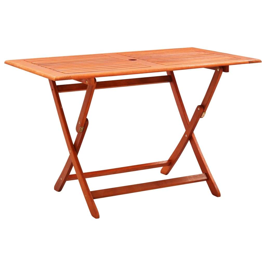 Solid Eucalyptus Wood Folding Garden Table Patio Furniture Multi Sizes - 99fab 