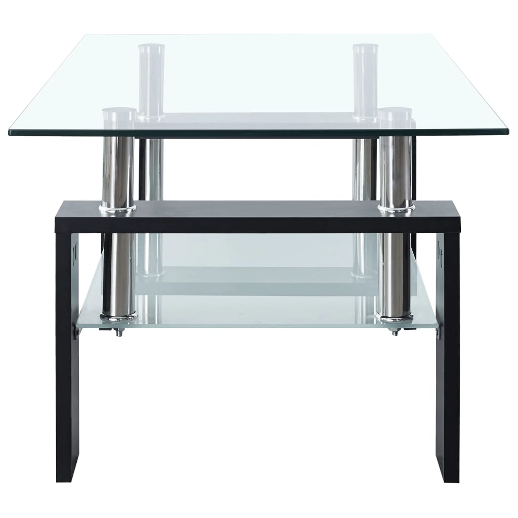 vidaXL Coffee Table End Table Sofa Table Living Room Furniture Tempered Glass-6