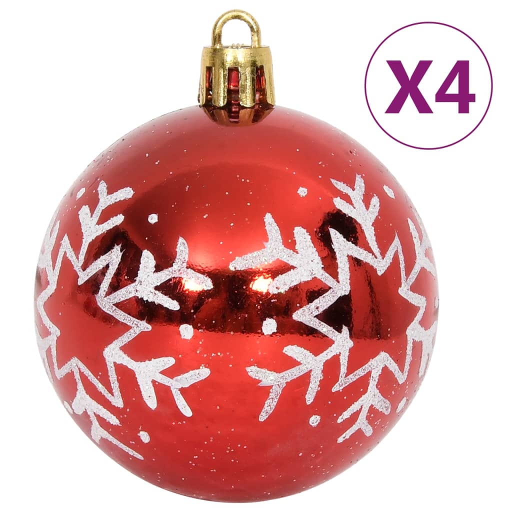 vidaXL Christmas Bauble Set Christmas Ball Ornament Decorative Bauble 65 Piece-2