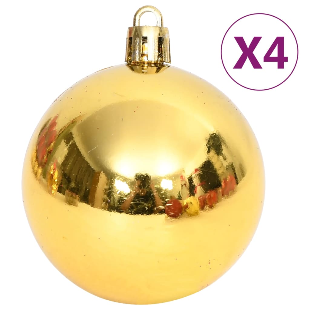 vidaXL Christmas Bauble Set Christmas Ball Ornament Decor Bauble 108 Piece-2