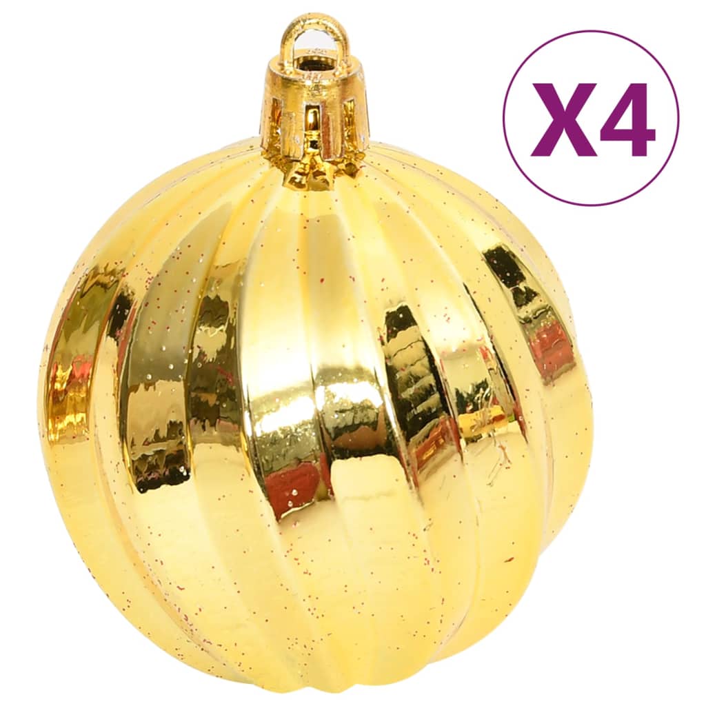 vidaXL Christmas Bauble Set Christmas Ball Ornament Decor Bauble 108 Piece-3