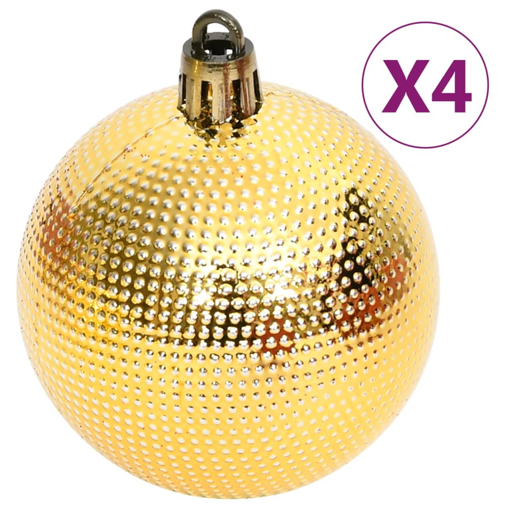 vidaXL Christmas Bauble Set Christmas Ball Ornament Decor Bauble 108 Piece-5