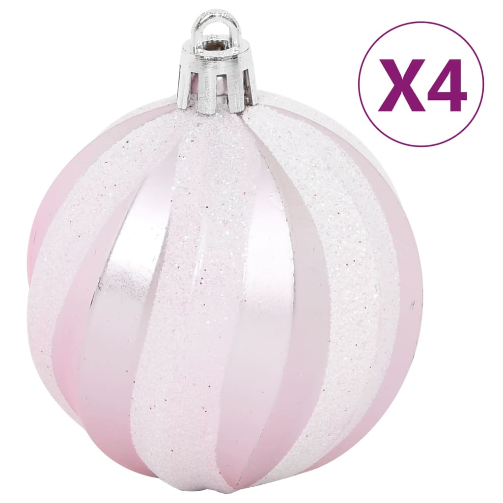 vidaXL Christmas Bauble Set Christmas Ball Ornament Decor Bauble 108 Piece-4