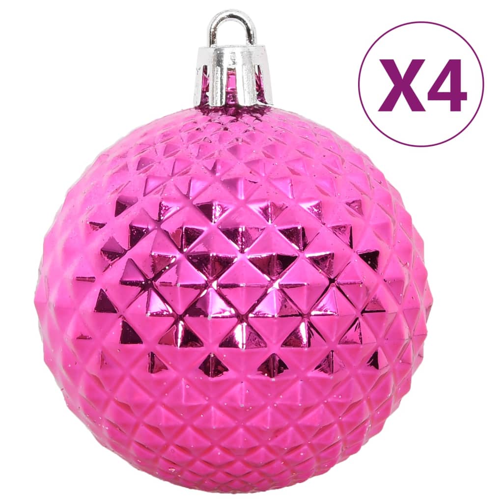 vidaXL Christmas Bauble Set Christmas Ball Ornament Decor Bauble 108 Piece-6