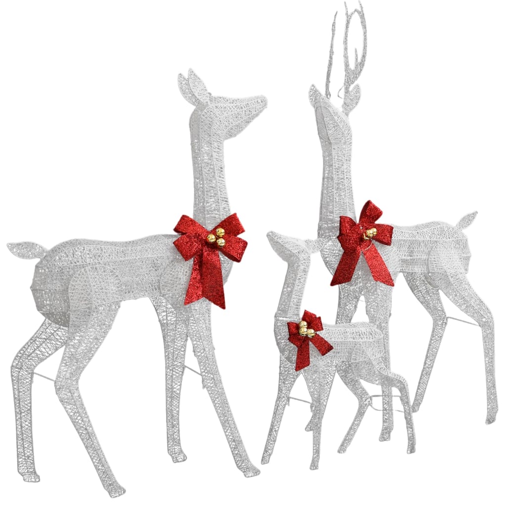 vidaXL Christmas Decoration Pre-Lit Christmas Reindeer Family with 201 LEDs-14