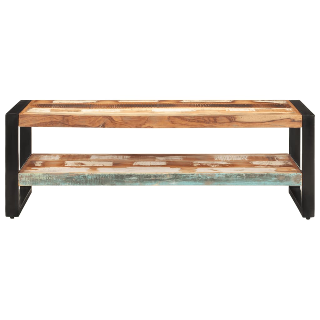 vidaXL Coffee Table 47.2"x23.6"x15.7" Solid Reclaimed Wood-0