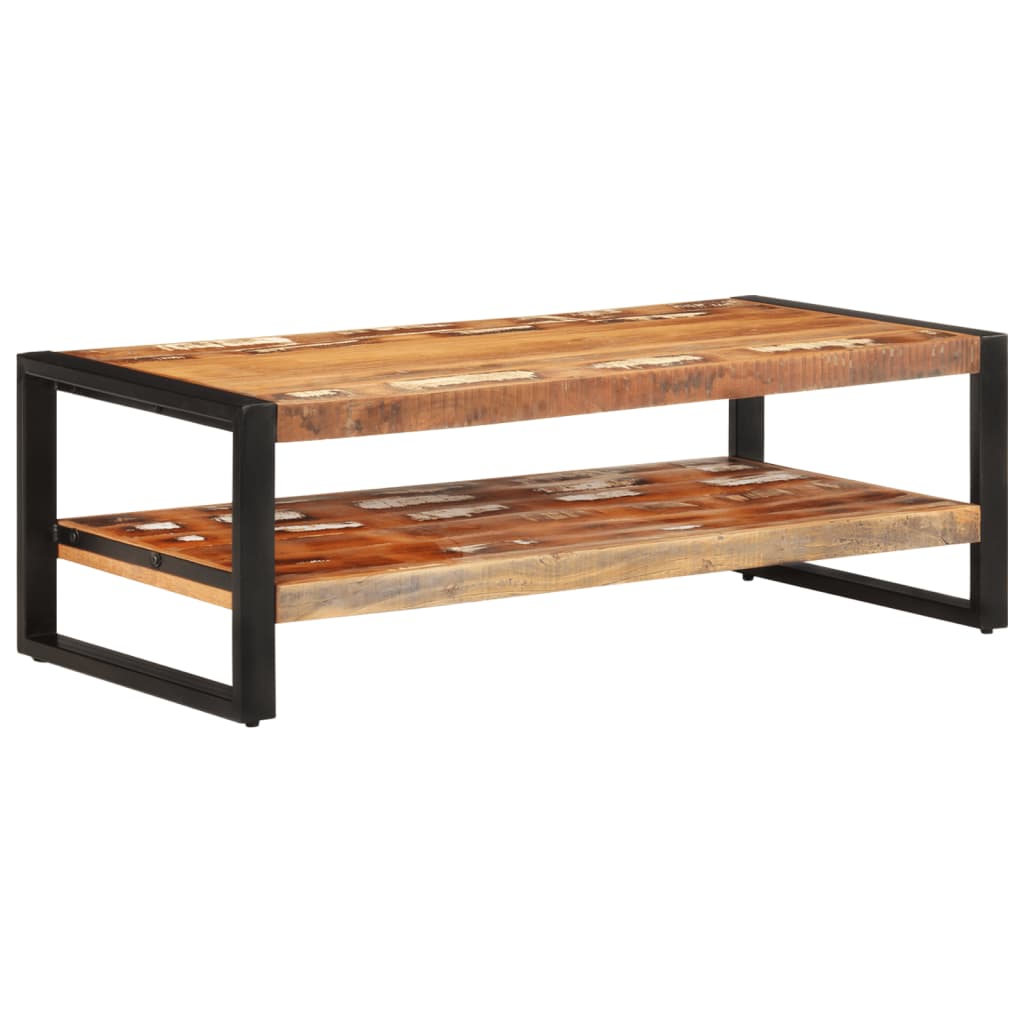 vidaXL Coffee Table 47.2"x23.6"x15.7" Solid Reclaimed Wood-6