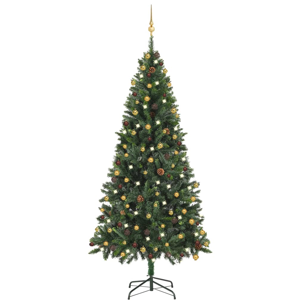 Artificial Christmas Tree with LEDs&Ball Set&Pine Multi Colours/Sizes