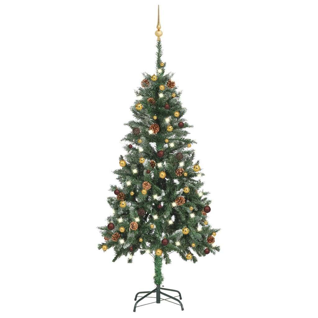 Artificial Christmas Tree with LEDs&Ball Set&Pine Multi Colours/Sizes