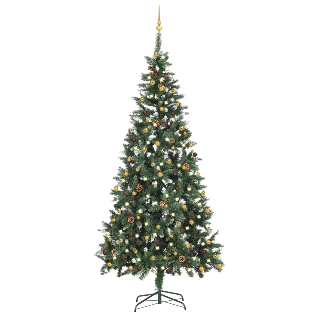 Artificial Christmas Tree with LEDs&Ball Set&Pine Multi Colours/Sizes