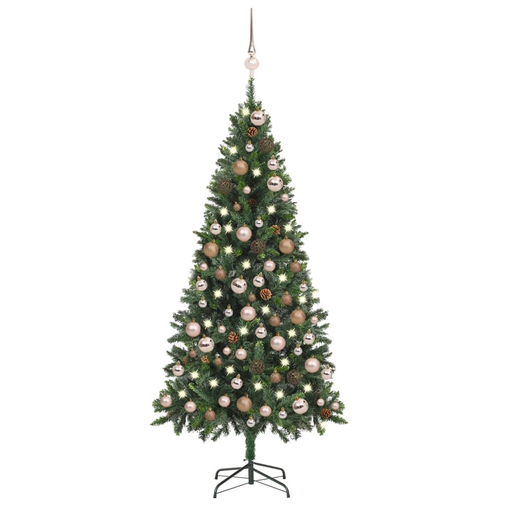 Artificial Christmas Tree with LEDs&Ball Set&Pine Multi Colours/Sizes