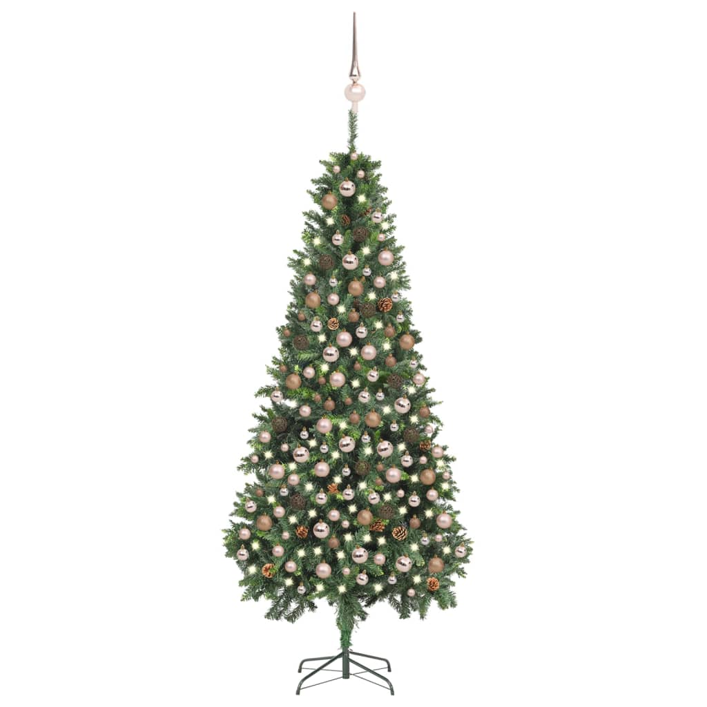 Artificial Christmas Tree with LEDs&Ball Set&Pine Multi Colours/Sizes