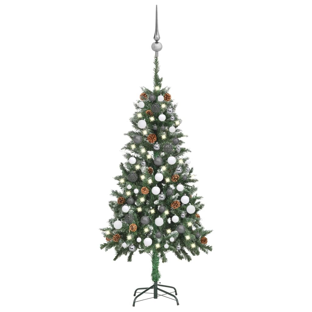 Artificial Christmas Tree with LEDs&Ball Set&Pine Multi Colours/Sizes