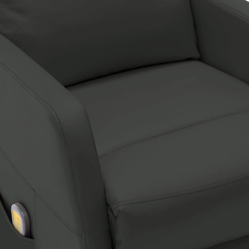 Electric Massage Reclining Chair Faux Leather Recliner Multi Colours