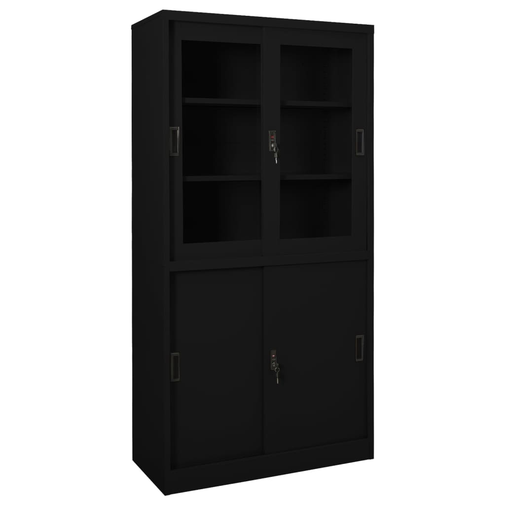 Office Cabinet with Sliding Door Steel Cabinet Furniture Multi Colors