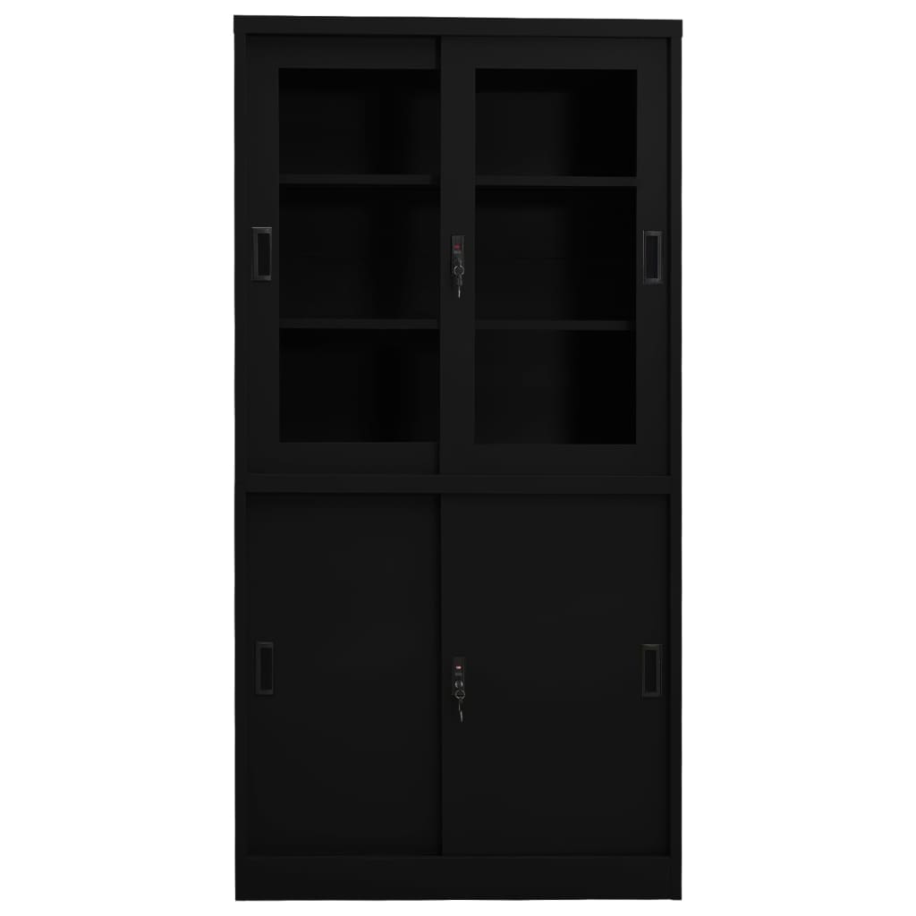 Office Cabinet with Sliding Door Steel Cabinet Furniture Multi Colors