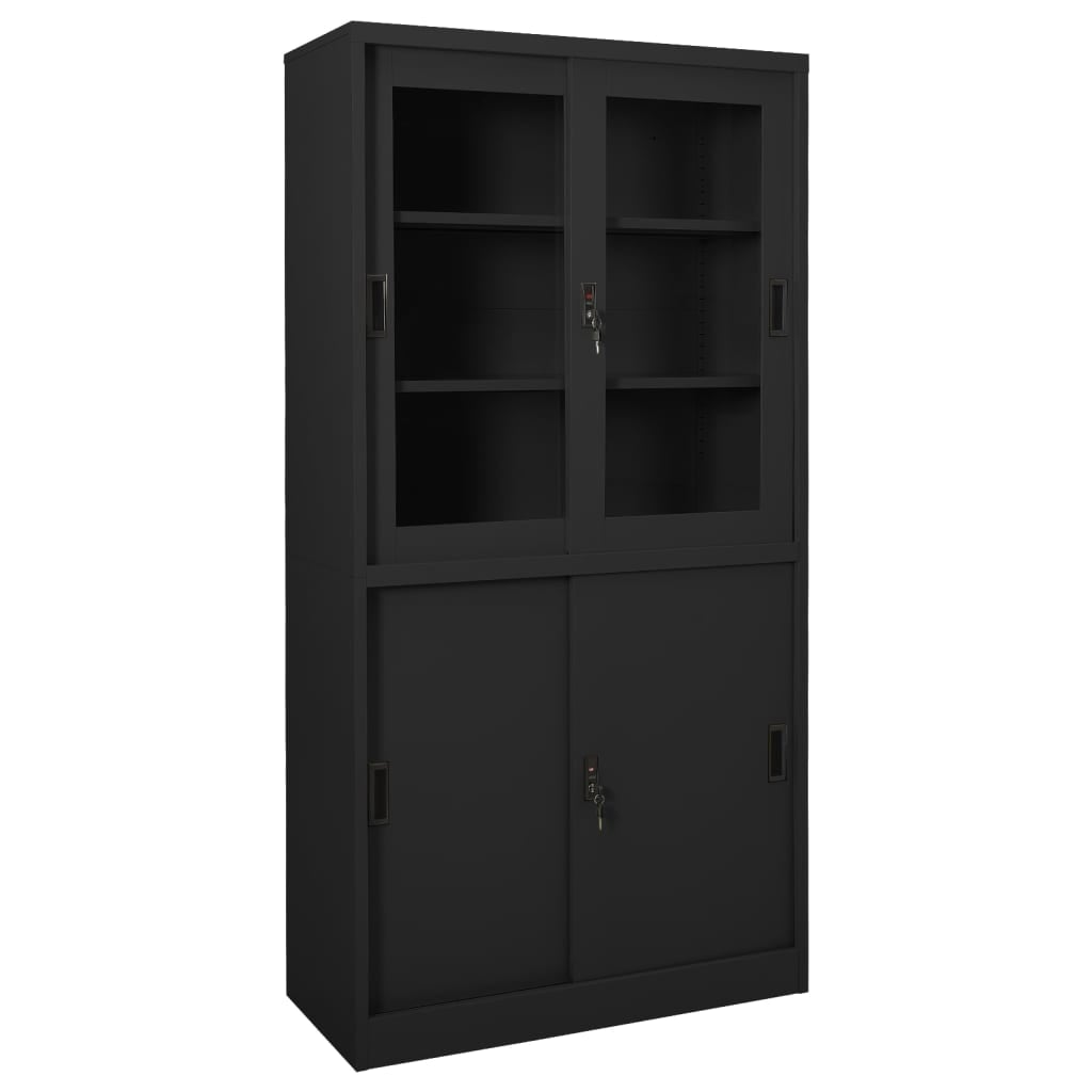 Office Cabinet with Sliding Door Steel Cabinet Furniture Multi Colors