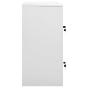 vidaXL Locker Cabinet Light Gray and Green 35.4"x17.7"x36.4" Steel-2