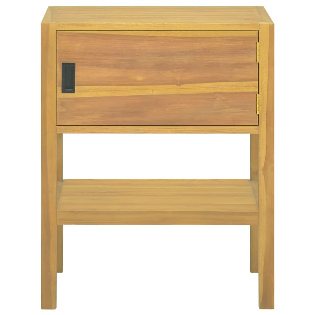 vidaXL Bathroom Cabinet 23.6"x15.7"x29.5" Solid Wood Teak-0