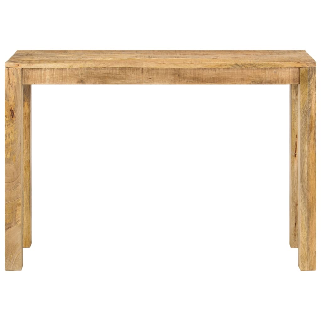 vidaXL Console Table 43.3"x13.8"x29.9" Rough Mango Wood-1