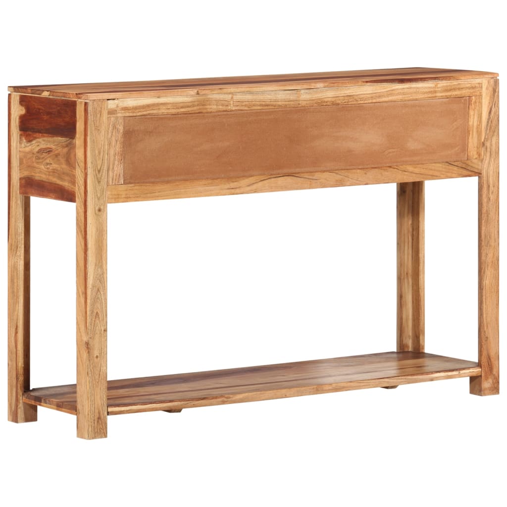 vidaXL Console Table 43.3"x13.8"x29.5" Solid Wood Acacia-3