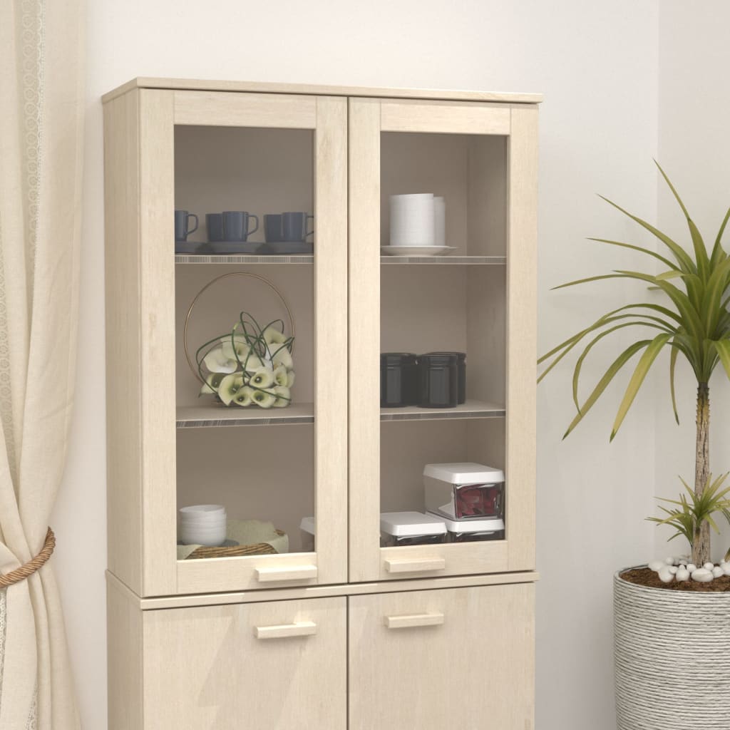 vidaXL Cabinet Top for Highboard Sideboard with Doors HAMAR Solid Wood Pine-13