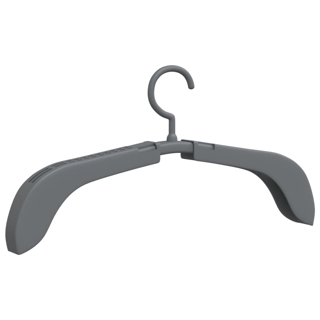 vidaXL Extendable Clothes Hangers 5 pcs Gray-1