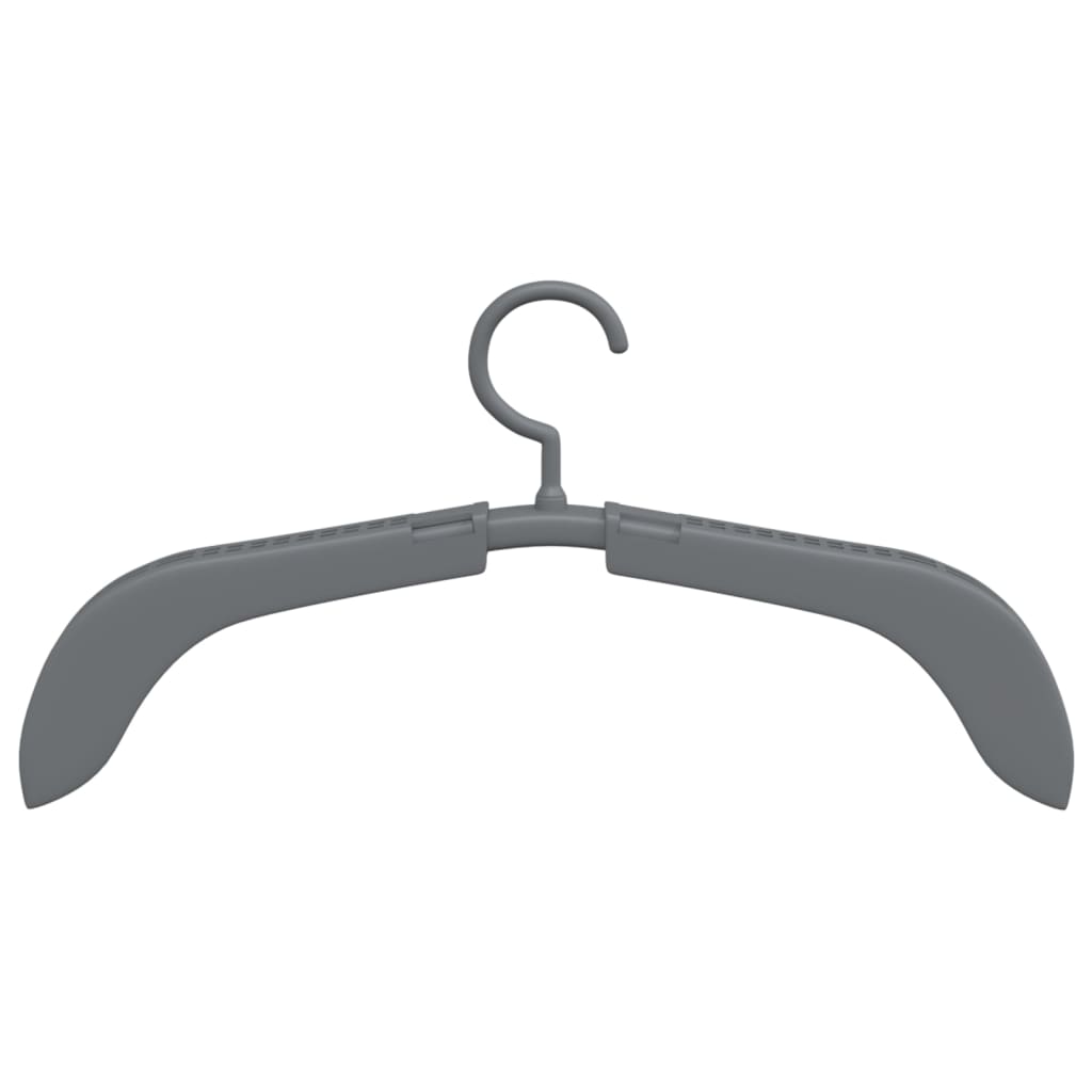 vidaXL Extendable Clothes Hangers 5 pcs Gray-2