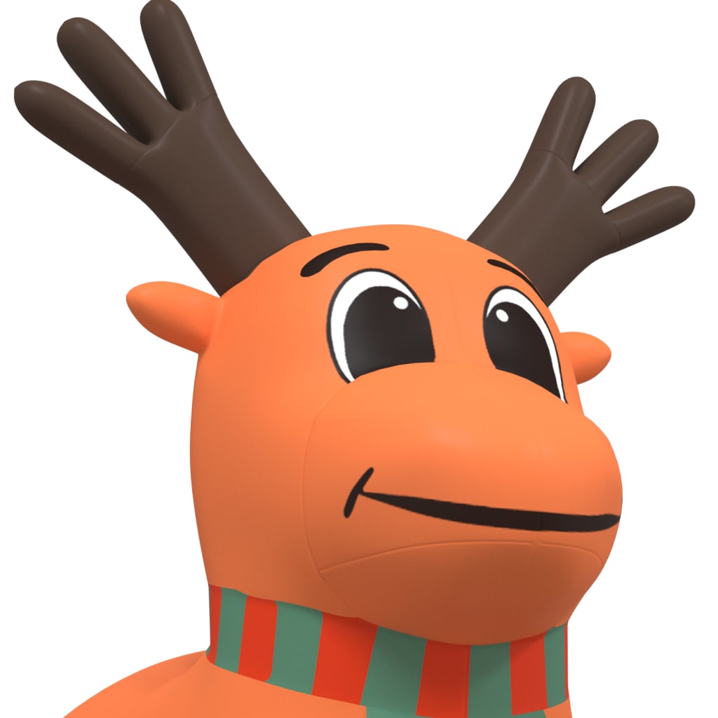 vidaXL Christmas Inflatable Reindeer with LEDs 157.5"-13