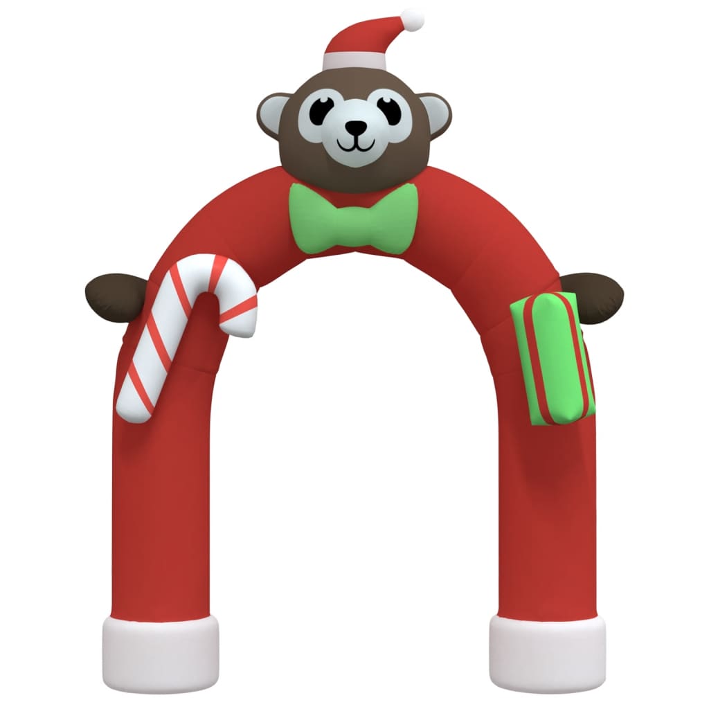 vidaXL Christmas Inflatable Arch Gate LED 149.6"-1